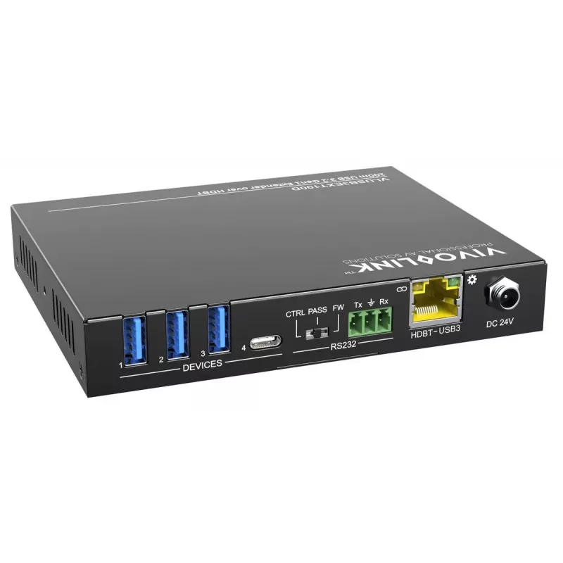 KVM plėstuvas Vivolink VLUSB3EXT100D USB 3.0 100 m