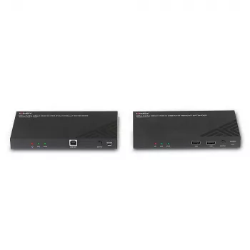 Lindy 100m Cat.6 HDMI 4K60, Audio, IR ir RS-232 HDBaseT KVM prailgintuvas