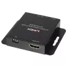 Siųstuvas ir imtuvas Lindy 70m Cat.6 4 prievadų HDMI 4K30 ir IR skirstytuvas-plėstuvas su kilpa