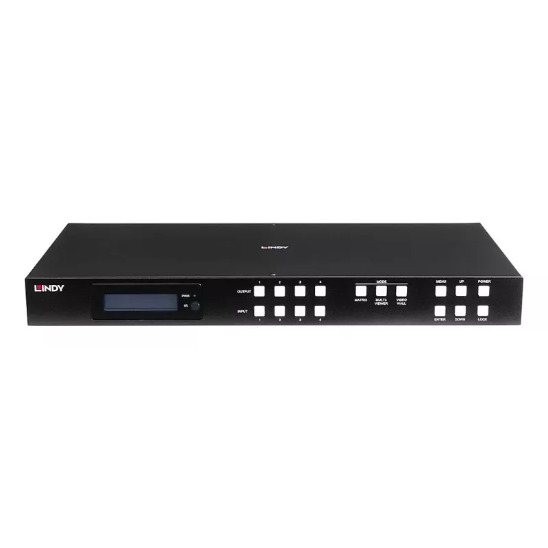 AV matricos perjungiklis Lindy 4x4 HDMI 4K60 3840x2160 18 Gbit/s