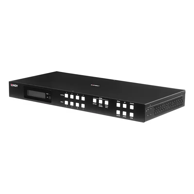 AV matricos perjungiklis Lindy 4x4 HDMI 4K60 3840x2160 18 Gbit/s