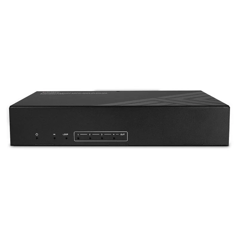 Lindy 100m Cat.6 4 prievadų HDMI 4K60 HDBT skirstytuvo plėtiklis