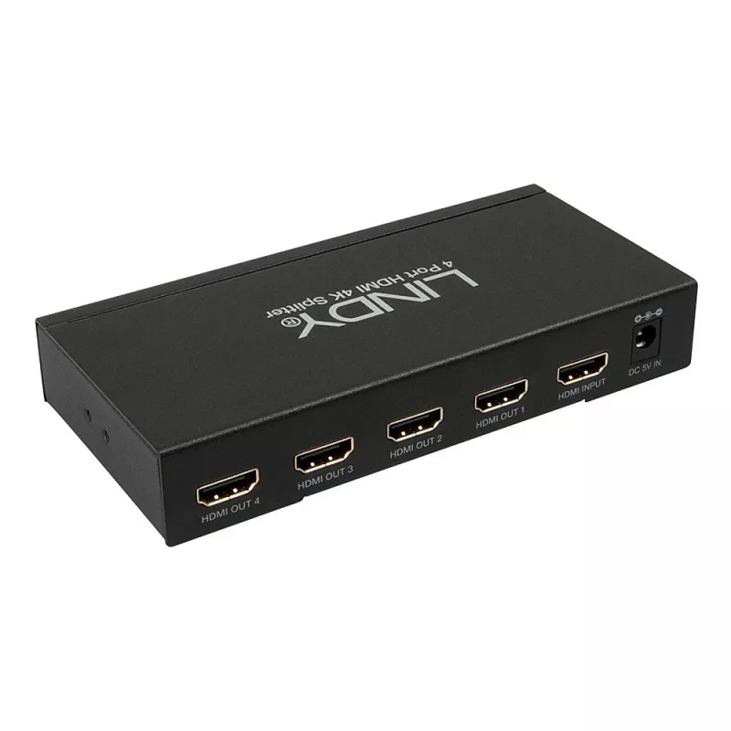 HDMI skirstytuvas Lindy 4 prievadų HDMI 10.2G skirstytuvas