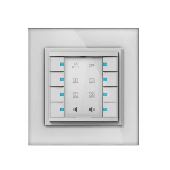 Vivolink VLCP8B mygtukinis skydelis Baltas