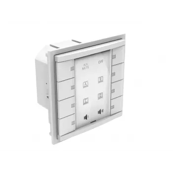 Vivolink VLCP8B mygtukinis skydelis Baltas