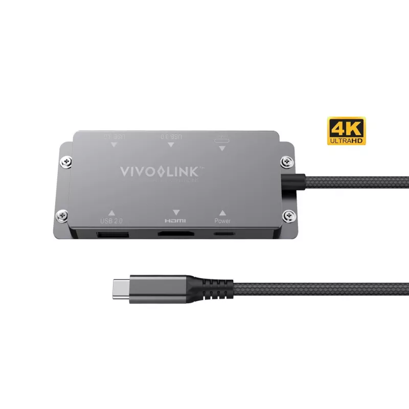 USB grafikos adapteris Vivolink VLUSBCHUB 3840 x 2160 pikselių USB Type-C