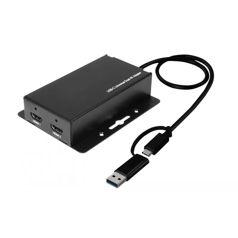 VivoLink USB-C ekrano adapteris VLUSB3HDMIX2 — 4K raiškos palaikymas