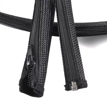 Kabelių įvorė Vivolink PROZIPSLEEVE2018 juoda poliesterio 2cm 1800mm