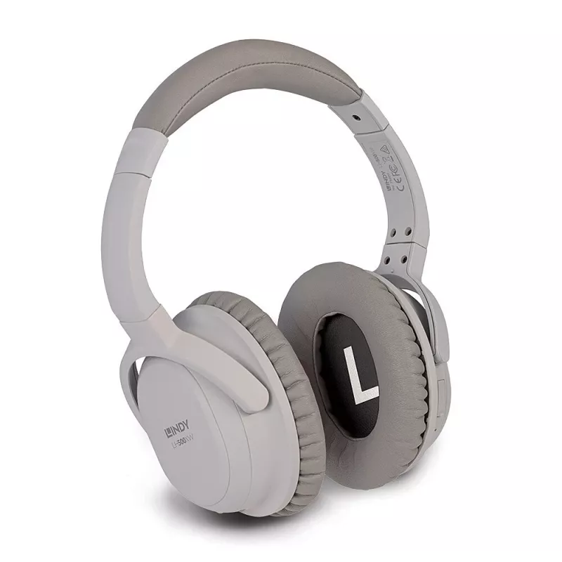 Lindy LH500XW ausinės laidinės ir belaidės galvos lankelis Skambučiai / muzika Micro-USB Bluetooth pilkos
