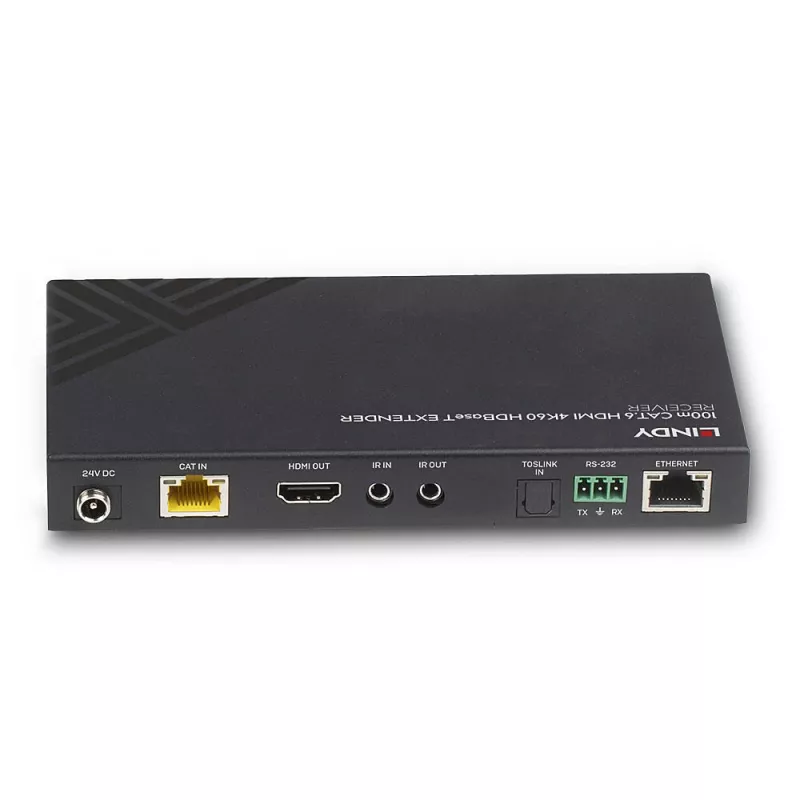 AV imtuvas Lindy 100m Cat.6 HDMI 4K60 Audio IR RS-232 HDBaseT