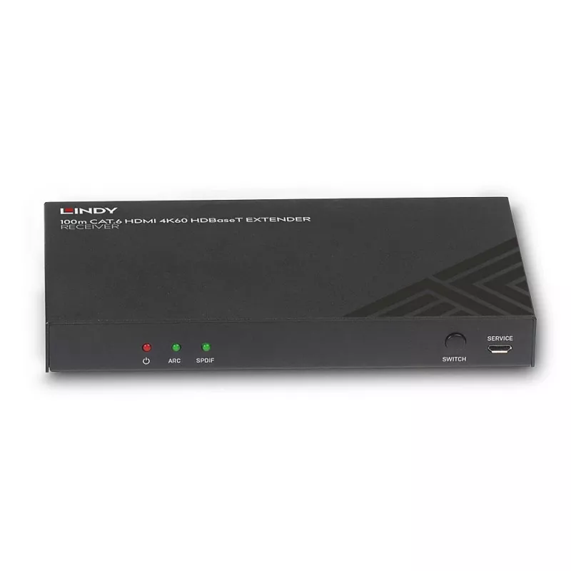AV imtuvas Lindy 100m Cat.6 HDMI 4K60 Audio IR RS-232 HDBaseT