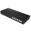 AV siųstuvas Lindy 5 prievadų vientisas prezentacijos perjungiklis su HDBaseT ilgintuvu 3840 x 2160 pikselių