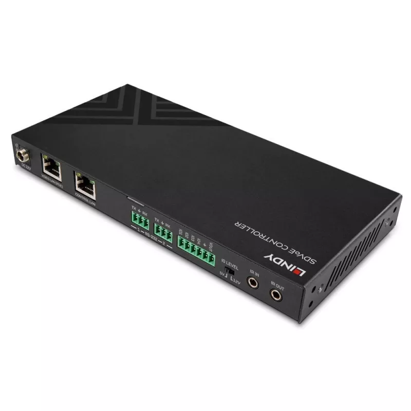 AV kartotuvas Lindy SDVoE valdiklis 3840 x 2160 pikselių Cat6 laidinis Micro-USB