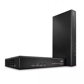 AV siųstuvas-imtuvas Lindy 300m Skaidulinės optikos HDMI 18G IR prailgintuvas