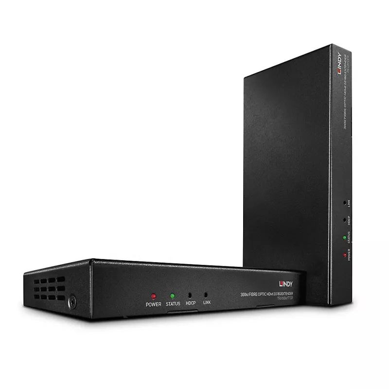 AV siųstuvas-imtuvas Lindy 300m Skaidulinės optikos HDMI 18G IR prailgintuvas