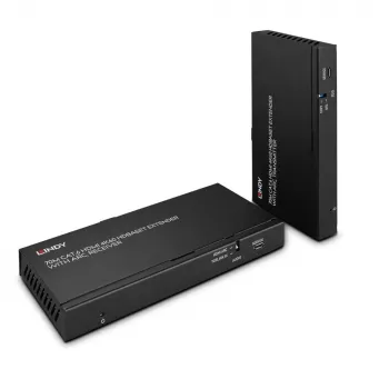 Lindy 70m Cat.6 HDMI 4K60, garso, IR ir RS-232 HDBaseT plėtiklis su ARC