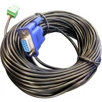 Vivolink VLCPARS232/15M serijinis laidas Juoda RS-232 Phoenix