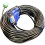 Vivolink VLCPARS232/15M serijinis laidas Juoda RS-232 Phoenix