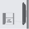 Vivolink VLMW2355 TV laikiklis 139,7 cm (55 col.) Juoda