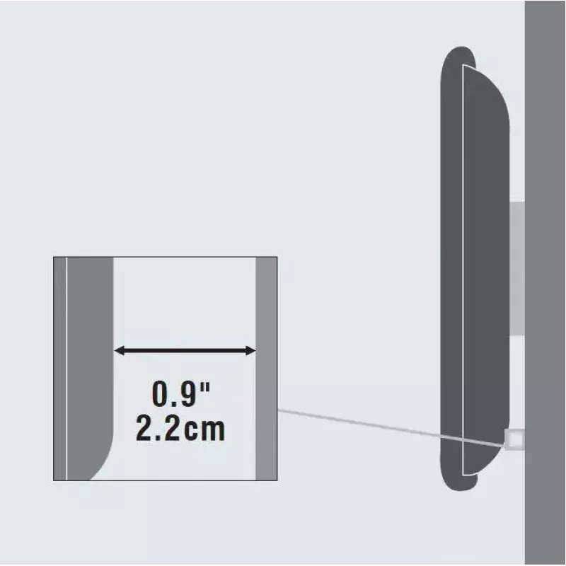Vivolink VLMW2355 TV laikiklis 139,7 cm (55 col.) Juoda