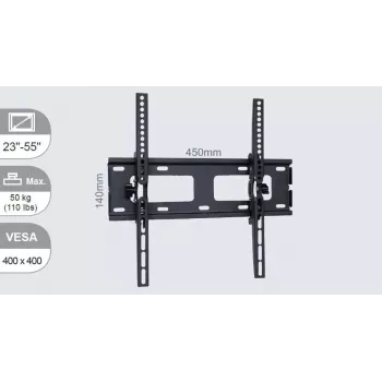 Vivolink VLMW2355T TV laikiklis/stovas 139,7 cm (55 col.) Juodas