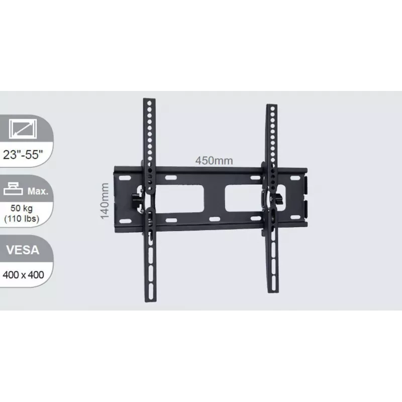 Vivolink VLMW2355T TV laikiklis/stovas 139,7 cm (55 col.) Juodas