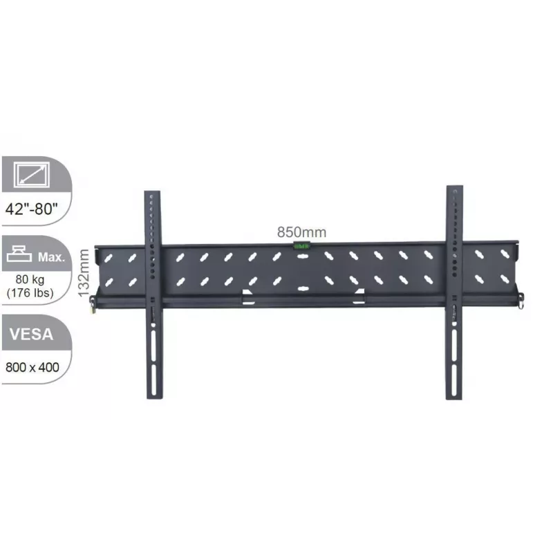 Vivolink VLMW4280 TV laikiklis/stovas 2,03 m (80 colių) Juoda