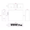 Tinklo komutatorius Ernitec ELECTRA-U06-1GB 1GB Ethernet