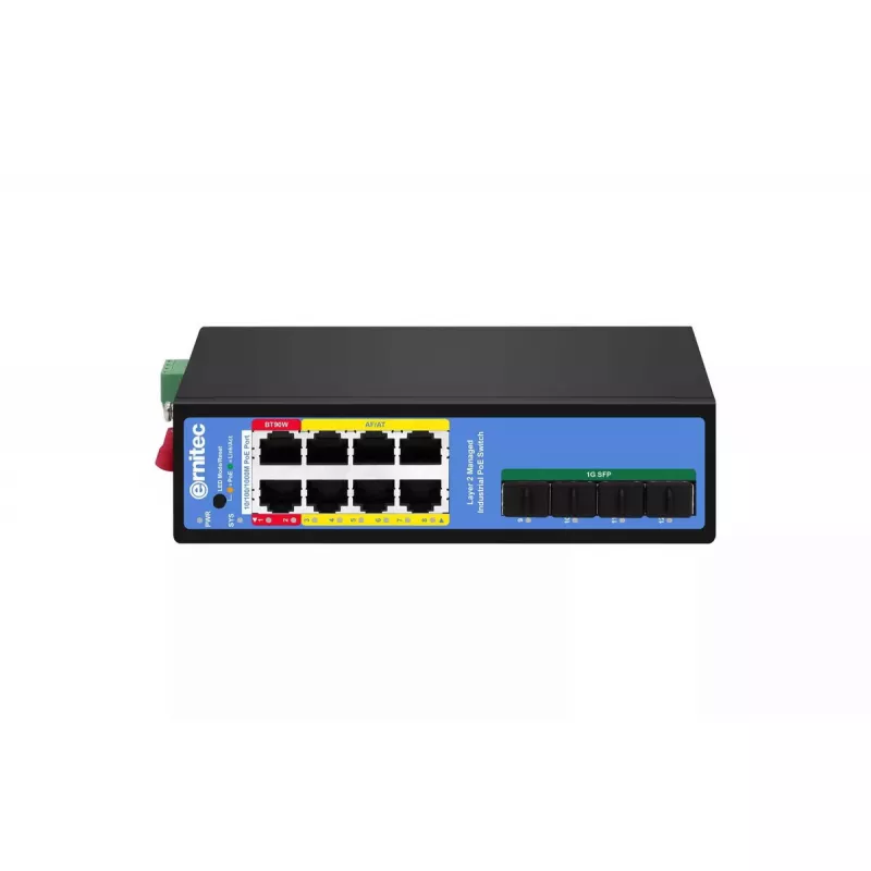 Tinklo komutatorius Ernitec ELECTRA-IM08-1GB 8 prievadų 1GB Ethernet