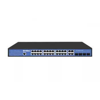 Tinklo komutatorius Ernitec ELECTRA-M224-1GB-370W 24 prievadai 1GB