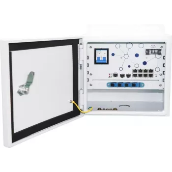 Ernitec ELECTRA-M10-OUTDOOR-200 tinklo komutatorius Valdomas L2 Gigabit Ethernet (10/100/1000) Maitinimas per eternetą (PoE) Pilka