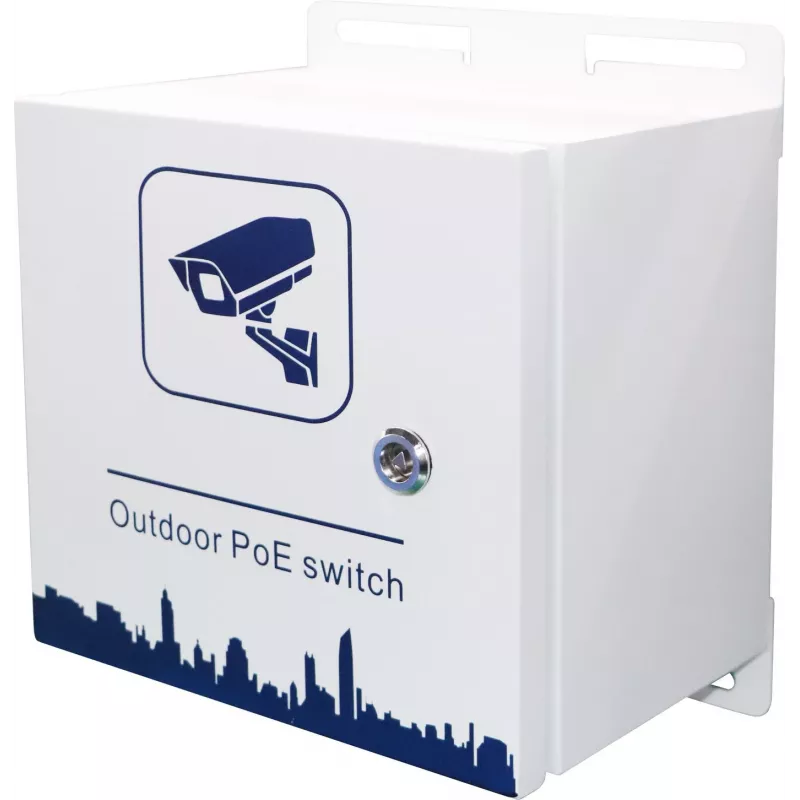 Ernitec ELECTRA-M10-OUTDOOR-200 tinklo komutatorius Valdomas L2 Gigabit Ethernet (10/100/1000) Maitinimas per eternetą (PoE) Pilka