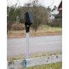 Stulpo tvirtinimo laikiklis Next Green Next Green Poleplate 160 E Plieninis Juodas 159mm 384mm 1.7kg