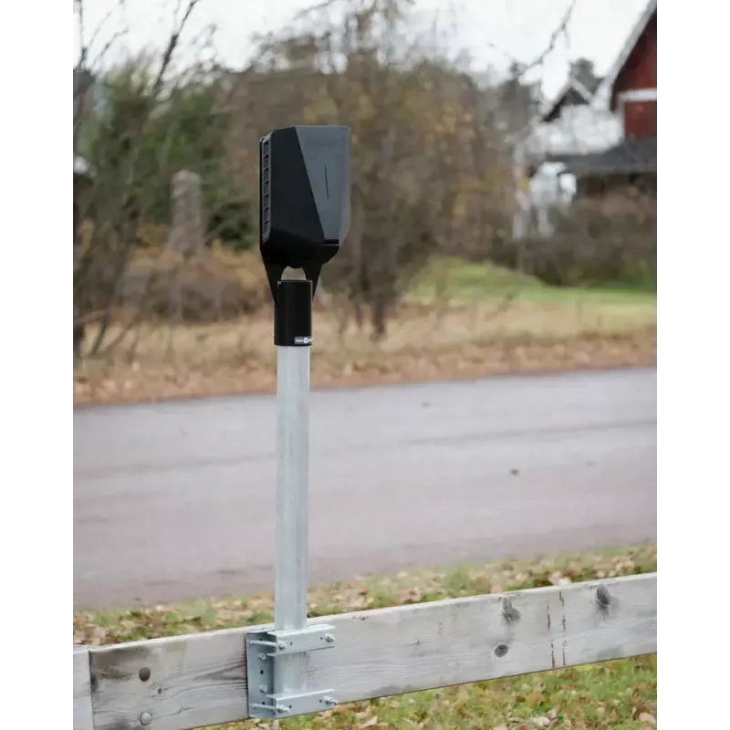 Stulpo tvirtinimo laikiklis Next Green Next Green Poleplate 160 E Plieninis Juodas 159mm 384mm 1.7kg