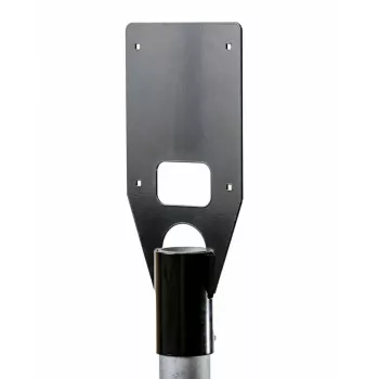 Stulpo tvirtinimo laikiklis Next Green Next Green Poleplate 160 E Plieninis Juodas 159mm 384mm 1.7kg