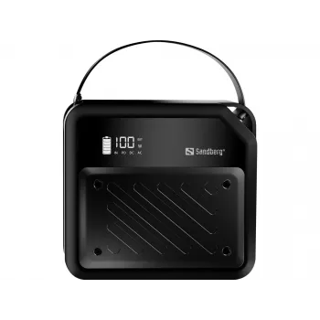 Nešiojamoji nuolatinės srovės maitinimo stotelė SANDBERG Sandberg DC Power Station 72000 — LMFP 72 000 mAh, DC ir USB‑C įvestis, juoda