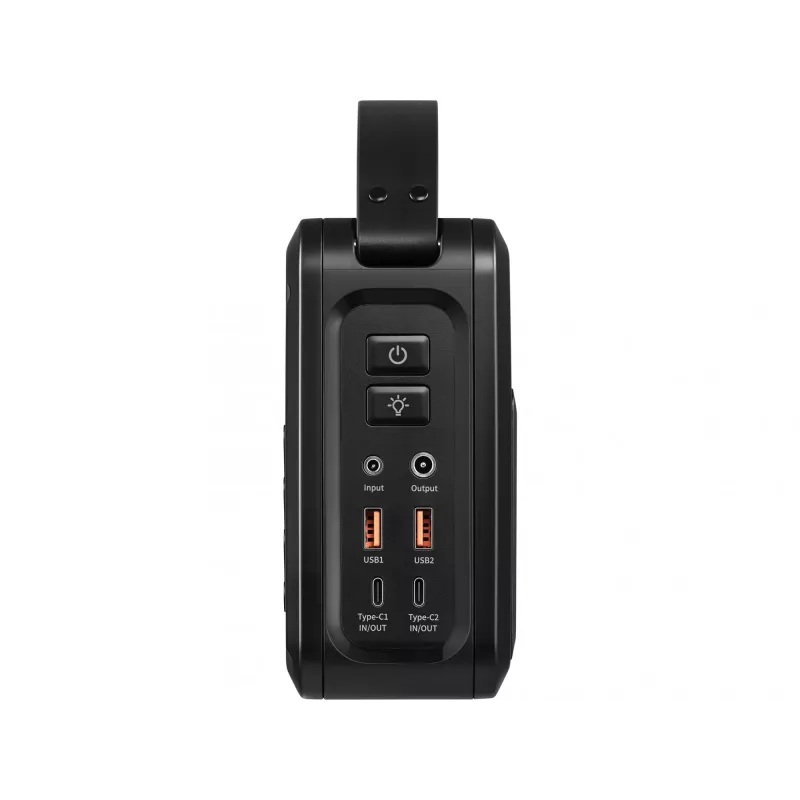 Nešiojamoji nuolatinės srovės maitinimo stotelė SANDBERG Sandberg DC Power Station 72000 — LMFP 72 000 mAh, DC ir USB‑C įvestis, juoda