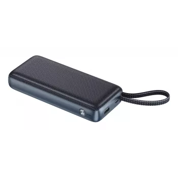 Išorinė baterija SANDBERG All-in1 Powerbank 20000 PD 67W — 20000 mAh LiPo, 1×USB-A, 1×USB-C, 15W išvestis, juoda/pilka
