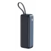 Nešiojama išorinė baterija SANDBERG All-in1 Powerbank 20000 PD 130W — 20000 mAh, LiPo, USB-A 1x, USB-C 1x, 130 W, juoda/pilka