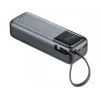 Nešiojama išorinė baterija SANDBERG All-in1 Powerbank 20000 PD 130W — 20000 mAh, LiPo, USB-A 1x, USB-C 1x, 130 W, juoda/pilka