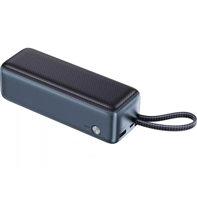 Išorinė baterija SANDBERG All-in1 Powerbank 27000 PD 240W — 27000 mAh LiPo, 240W išvestis, 1× USB-A, 1× USB-C, 3,6 V — Juoda/Pilka