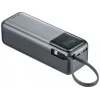 Išorinė baterija SANDBERG All-in1 Powerbank 27000 PD 240W — 27000 mAh LiPo, 240W išvestis, 1× USB-A, 1× USB-C, 3,6 V — Juoda/Pilka