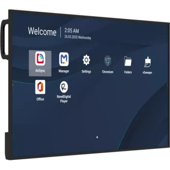 Profesionalus komercinis ekranas VIEWSONIC 43 colių (109,2 cm) 4K UHD LCD, 500 cd/m², Android 14, 24/7, Wi-Fi
