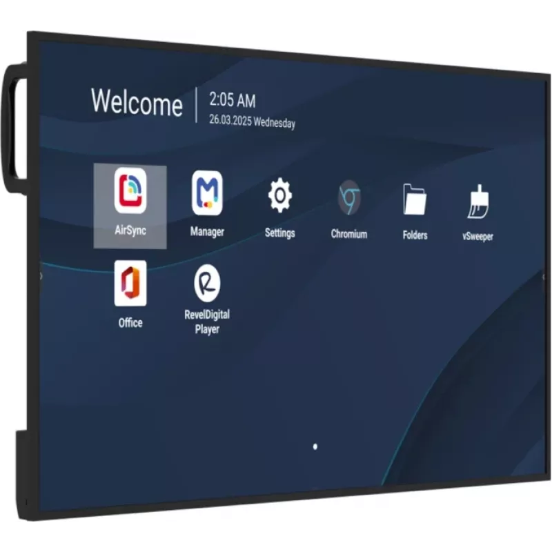 Profesionalus komercinis ekranas VIEWSONIC 43 colių (109,2 cm) 4K UHD LCD, 500 cd/m², Android 14, 24/7, Wi-Fi