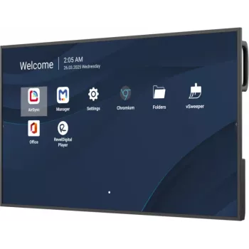 Profesionalus komercinis ekranas VIEWSONIC 43 colių (109,2 cm) 4K UHD LCD, 500 cd/m², Android 14, 24/7, Wi-Fi