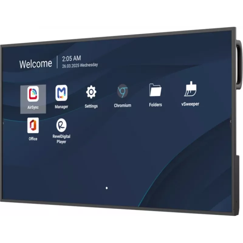 Profesionalus komercinis ekranas VIEWSONIC 43 colių (109,2 cm) 4K UHD LCD, 500 cd/m², Android 14, 24/7, Wi-Fi