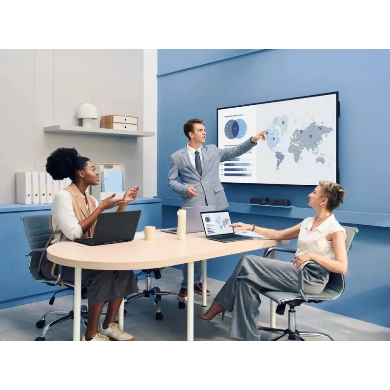 Profesionalus 55 colių ViewSonic 4K komercinis ekranas (3840x2160, 500 cd/m², Android 14, 24/7)