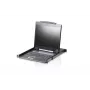 ATEN CL3000N stovo pultas 48,3 cm (19 colių) 1280 x 1024 pikseliai Aliuminis Juoda 1U