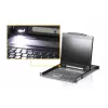 ATEN CL3000N stovo konsolė 48,3 cm (19 colių) 1280 x 1024 pikseliai Aliuminis Juoda 1U