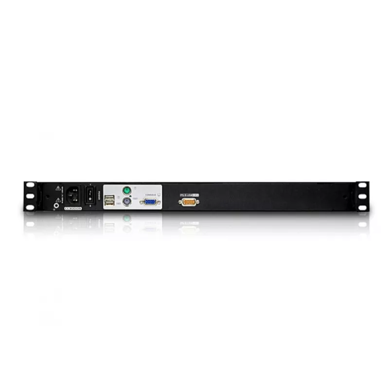 Rack console ATEN CL3000N 19 inch (48.3 cm) LCD 1280x1024 VGA USB/PS/2 Swiss QWERTZ 1U Aluminium Juoda